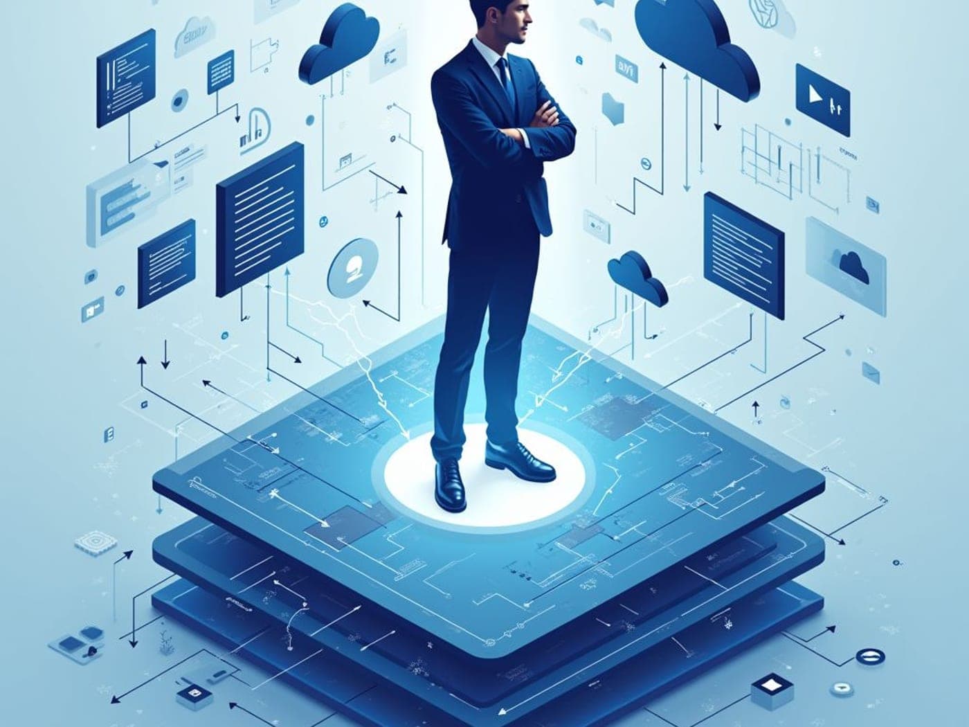 Enterprise cloud migration — connected cloud infrastructure across supply chain operations