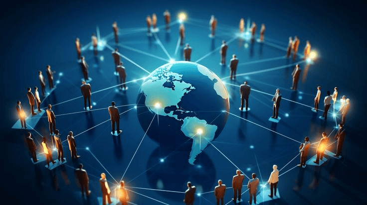 Global systems integration — connected enterprise networks and cloud infrastructure